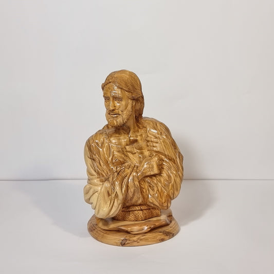 Bust Of Christ With The Tree Of  Life On The Back